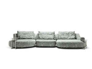 MOONLIGHT - Sectional modular fabric garden sofa - Sofa by Exteta