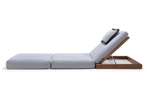 SUNSET - Recliner mahogany sun lounger - Armchair by Exteta