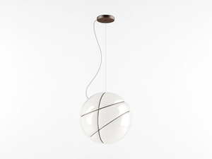 ARMILLA - Blown glass pendant lamp - Ceiling lamp by Fabbian