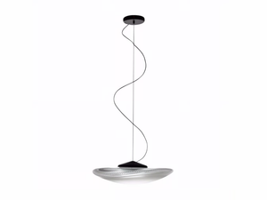 LOOP - LED blown glass pendant lamp - Ceiling lamp by Fabbian