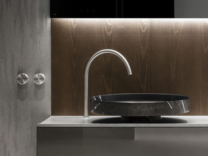 ACQUIFERO - Countertop stainless steel washbasin tap - Tap by FALPER