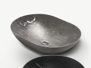 CIOTOLA 60 - Countertop oval marble washbasin - Washbasin by FALPER