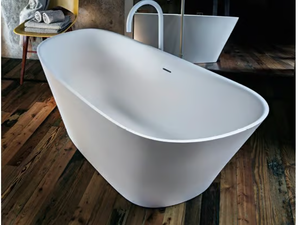 LEVEL45 - Freestanding Ceramilux® bathtub - Bathtub by FALPER