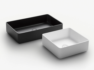 MATT 37–58 - Countertop Ceramilux® washbasin - Washbasin by FALPER