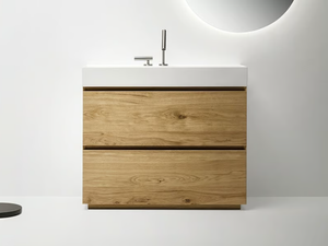 PURE - Single vanity unit with drawers - Washbasin cabinet by FALPER