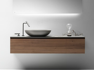 PURE - Wall-mounted vanity unit with drawers - Washbasin cabinet by FALPER