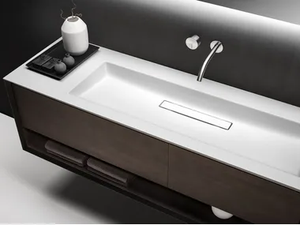SHAPE EVO - Single wall-mounted vanity unit with drawers - Washbasin cabinet by FALPER