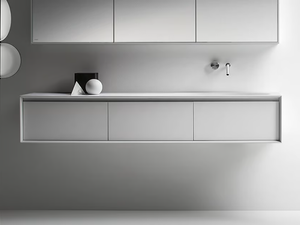 SHAPE EVO - Single wall-mounted vanity unit with drawers - Washbasin cabinet by FALPER
