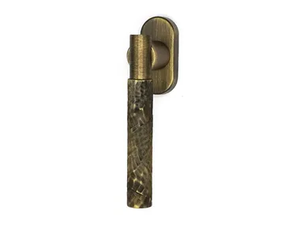 AKTUELL-DK - DK brass window handle on rose - Finishes accessories by Fama International