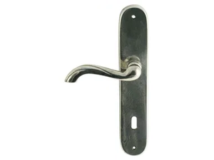 GAUDIUM MG3081 - Bronze door handle on back plate - Finishes accessories by Fama International