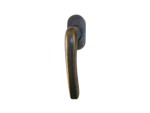 GAUDIUM MG3243 - DK bronze window handle on rose - Finishes accessories by Fama International