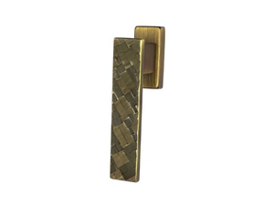 IRIS-DK - DK brass window handle on rose - Finishes accessories by Fama International