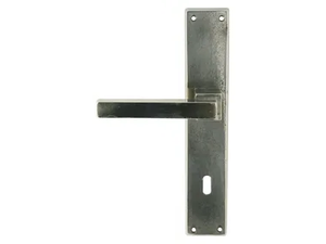 LATUS MG2031 - Bronze door handle on back plate - Finishes accessories by Fama International