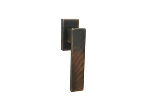LATUS MG2203 - DK bronze window handle on rose - Finishes accessories by Fama International
