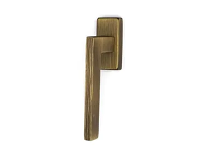 PRISKA-DK - DK brass window handle on rose - Finishes accessories by Fama International