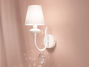 ARTHUR - Metal wall lamp with crystals - Wall lamp by Fan Europe Lighting