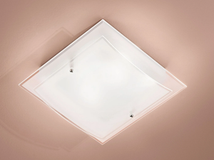 DRITTA-CURVA - Glass ceiling light - Ceiling lamp by Fan Europe Lighting