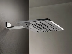 ACQUAFIT 38 K032B+K031A - Wall-mounted rectangular 2-spray stainless steel overhead shower - Shower by Fantini Rubinetti