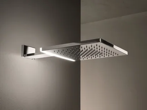 ACQUAFIT 38 K041+K031A - Wall-mounted 2-spray overhead shower with arm - Shower by Fantini Rubinetti
