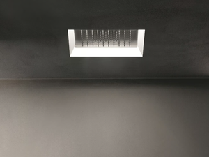 ACQUAFIT 93 K001 - Built-in square overhead shower with chromotherapy - Shower by Fantini Rubinetti