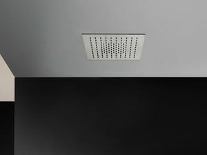 ACQUAFIT 93 K052 - Built-in square 2-spray stainless steel overhead shower - Shower by Fantini Rubinetti
