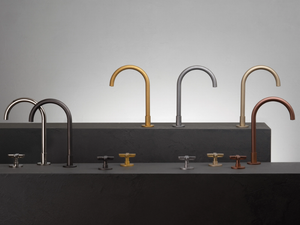 ICONA CLASSIC - 3 hole chromed brass washbasin tap - Tap by Fantini Rubinetti