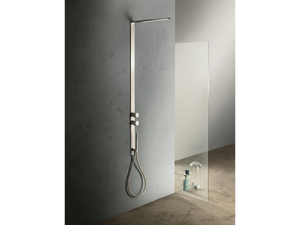 MILANOSLIM EASY - Wall-mounted shower panel with overhead shower - Shower panel by Fantini Rubinetti