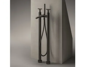 SAILING - Floor standing bathtub tap with hand shower - Tap by Fantini Rubinetti