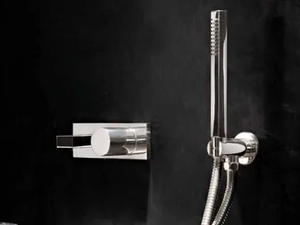 VENEZIA - Steel handshower with hose - Shower by Fantini Rubinetti