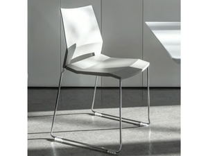 EDGE - Stackable sled base chair with armrests - Chair by FANTONI