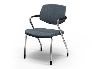 EURA CONFERENCE - Fabric training chair with armrests - Chair by FANTONI