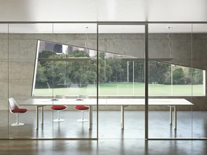 MÈTA - Rectangular meeting table - Table by FANTONI