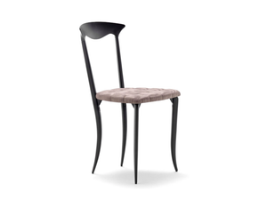 CHARME - Die cast aluminium chair open back - Chair by Fasem