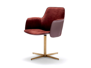 ELECTA - Swivel with 4-spoke base chair - Chair by Fasem