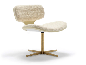 REST - Swivel fabric dedar Atlas easy chair - Armchair by Fasem