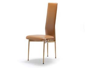 S44 - Tanned leather chair high-back - Chair by Fasem