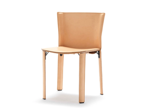 S92 - Tanned leather chair - Chair by Fasem