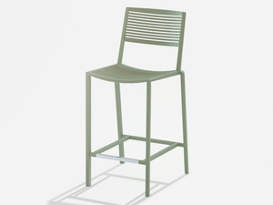 EASY - Aluminium stool with footrest - Stool by FAST