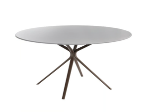 MOAI - Round aluminium garden table - Table by FAST
