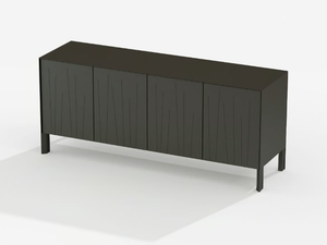 NINFEA - Painted aluminium sideboard - Cabinet by FAST