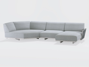 SOLARIS - Sectional fabric garden sofa - Sofa by FAST