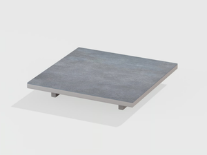 SOLARIS - Square low garden side table - Side table by FAST