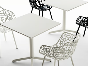 TONIK - Square aluminium table top - Table by FAST