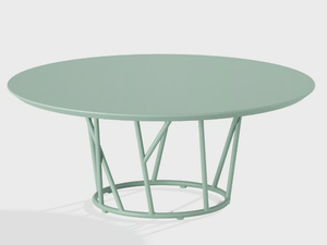 WILD - Round aluminium garden side table - Side table by FAST