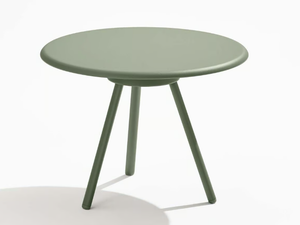 ZEBRA - Round aluminium garden side table - Side table by FAST