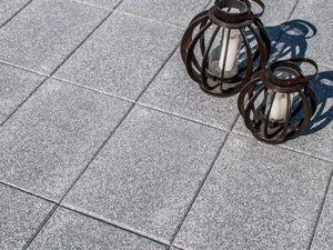 GRANITIUM - Concrete outdoor floor tiles with stone effect - Floor tile-stone by FAVARO1