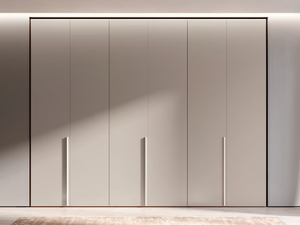 BARRET - Melamine-faced chipboard wardrobe - wardrobe by Febal Casa