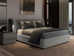 DAIQUIRI - Fabric bed with upholstered headboard - Bed frame by Febal Casa