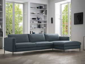 LARSON - 3 seater sectional fabric sofa with chaise longue - Sofa by Felis