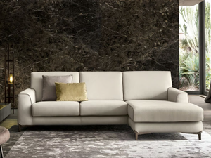 NEWMAN - Sectional fabric sofa with chaise longue - Sofa by Felis